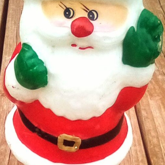 Vintage Santa Claus Christmas Candle 70s-80s Gurley Style 8.5" Wax Figure - Picture 1 of 8